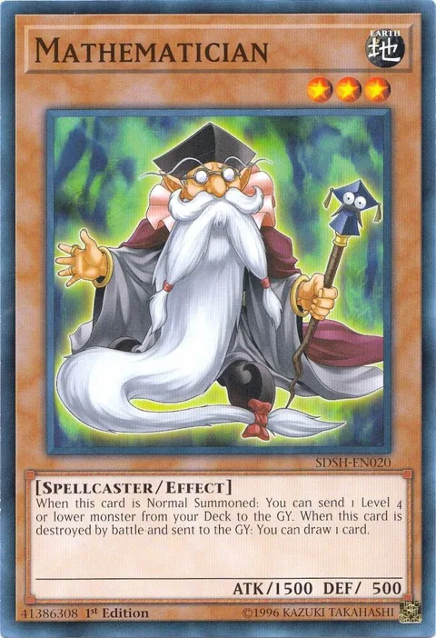 Mathematician SDSH-EN020 Yu-Gi-Oh card from Structure Deck: Shaddoll Showdown