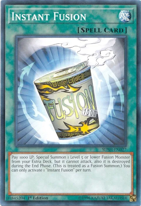 Instant Fusion SDSH-EN027 Yu-Gi-Oh card from Structure Deck: Shaddoll Showdown