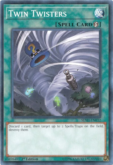 Twin Twisters SDSH-EN032 Yu-Gi-Oh card from Structure Deck: Shaddoll Showdown