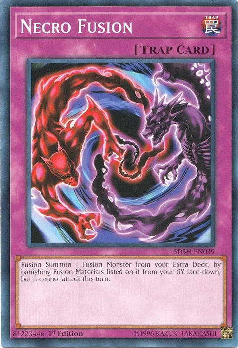 Necro Fusion SDSH-EN039 Yu-Gi-Oh card from Structure Deck: Shaddoll Showdown