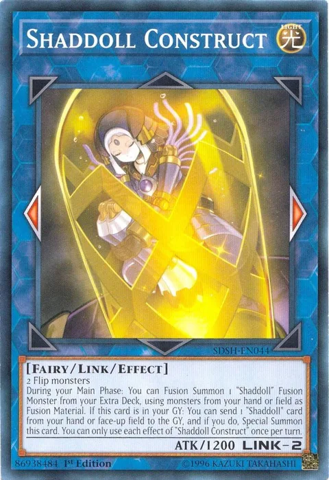 Shaddoll Construct SDSH-EN044 Yu-Gi-Oh card from Structure Deck: Shaddoll Showdown