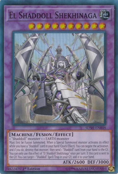 El Shaddoll Shekhinaga SDSH-EN048 Yu-Gi-Oh card from Structure Deck: Shaddoll Showdown