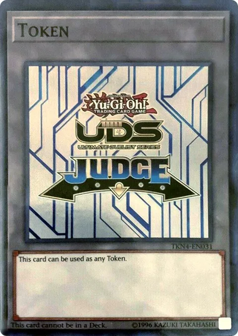 Official Judge Token: TKN4-EN031 TKN4-EN031 Yu-Gi-Oh card from Judge Promotional Cards