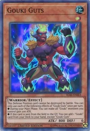 Gouki Guts IGAS-ENSE3 Yu-Gi-Oh card from Ignition Assault