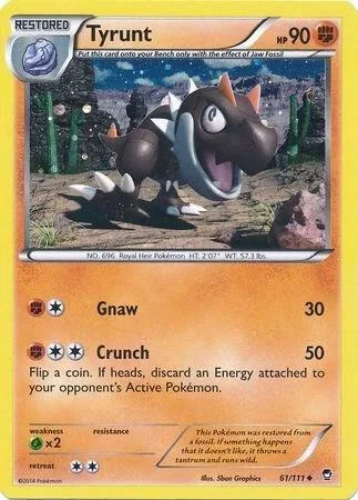 Tyrunt - 61/111 Cosmos Holo #061/111 Holofoil Pokémon card from Miscellaneous Cards & Products