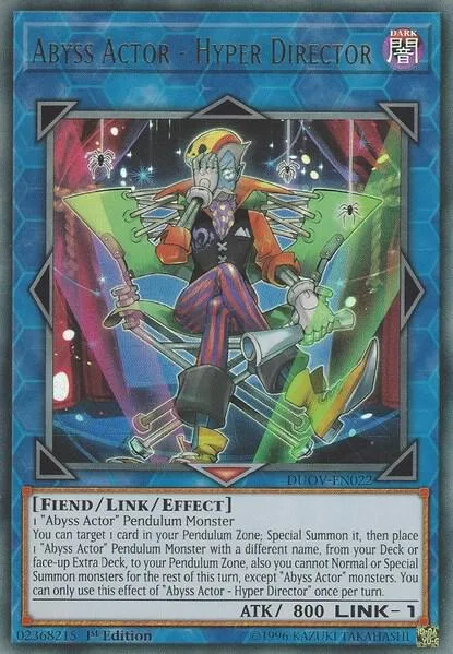 Abyss Actor - Hyper Director DUOV-EN022 Yu-Gi-Oh card from Duel Overload