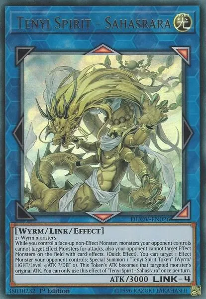 Tenyi Spirit - Sahasrara DUOV-EN026 Yu-Gi-Oh card from Duel Overload