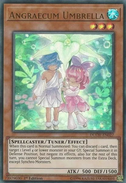 Angraecum Umbrella DUOV-EN027 Yu-Gi-Oh card from Duel Overload
