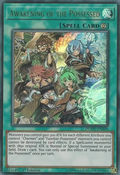 Awakening of the Possessed DUOV-EN030 Yu-Gi-Oh card from Duel Overload