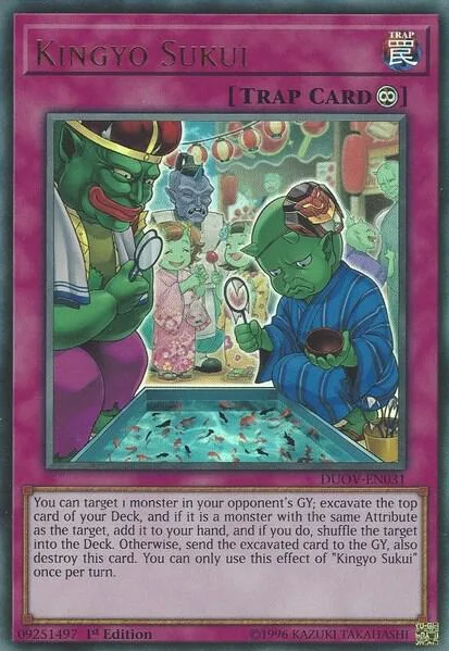 Kingyo Sukui DUOV-EN031 Yu-Gi-Oh card from Duel Overload