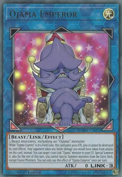 Ojama Emperor DUOV-EN033 Yu-Gi-Oh card from Duel Overload