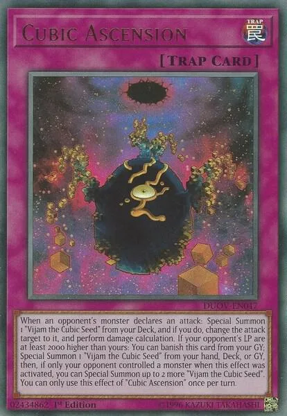 Cubic Ascension DUOV-EN047 Yu-Gi-Oh card from Duel Overload