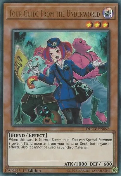 Tour Guide From the Underworld DUOV-EN057 Yu-Gi-Oh card from Duel Overload