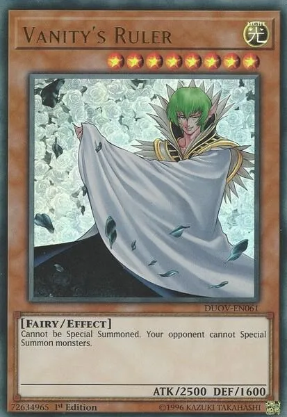 Vanity's Ruler DUOV-EN061 Yu-Gi-Oh card from Duel Overload
