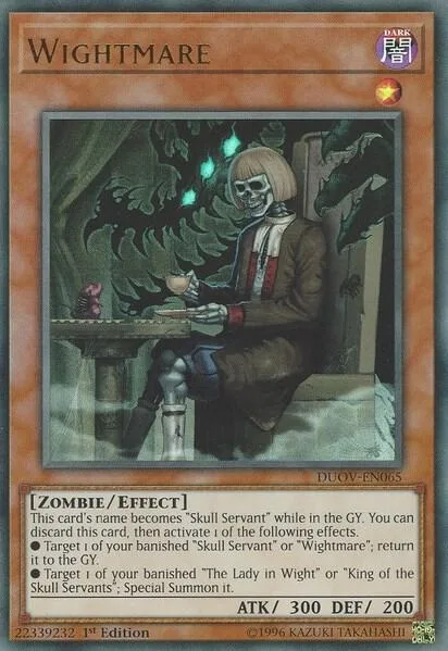 Wightmare DUOV-EN065 Yu-Gi-Oh card from Duel Overload