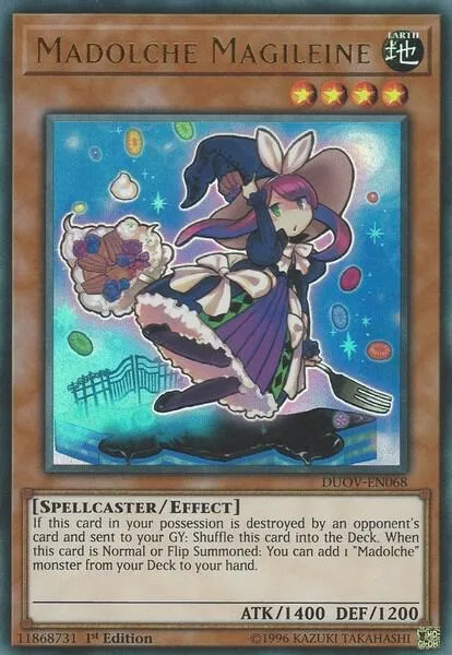 Madolche Magileine DUOV-EN068 Yu-Gi-Oh card from Duel Overload