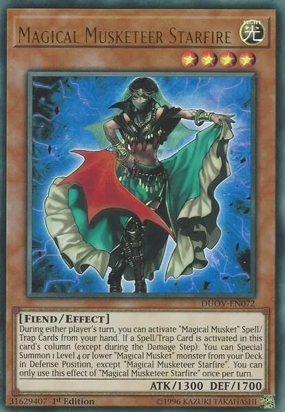 Magical Musketeer Starfire DUOV-EN072 Yu-Gi-Oh card from Duel Overload