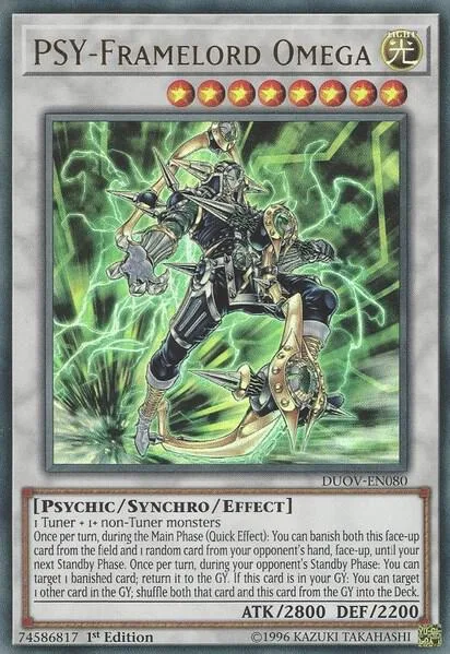 PSY-Framelord Omega DUOV-EN080 Yu-Gi-Oh card from Duel Overload