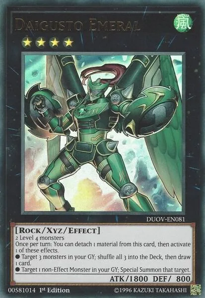 Daigusto Emeral DUOV-EN081 Yu-Gi-Oh card from Duel Overload
