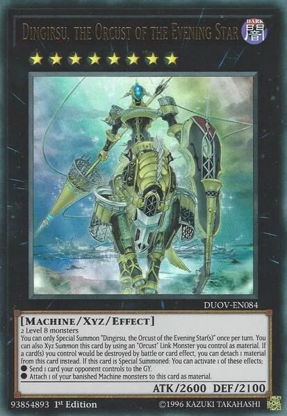 Dingirsu, the Orcust of the Evening Star DUOV-EN084 Yu-Gi-Oh card from Duel Overload