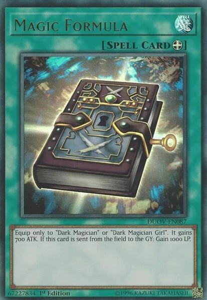 Magic Formula DUOV-EN087 Yu-Gi-Oh card from Duel Overload