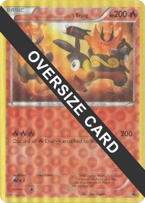 ______'s Tepig #N/A Reverse Holofoil Pokémon card from Jumbo Cards