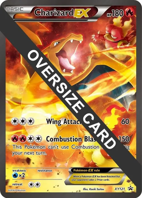 Charizard EX - XY121 XY Black Star Promos #XY121 Holofoil Pokémon card from Jumbo Cards