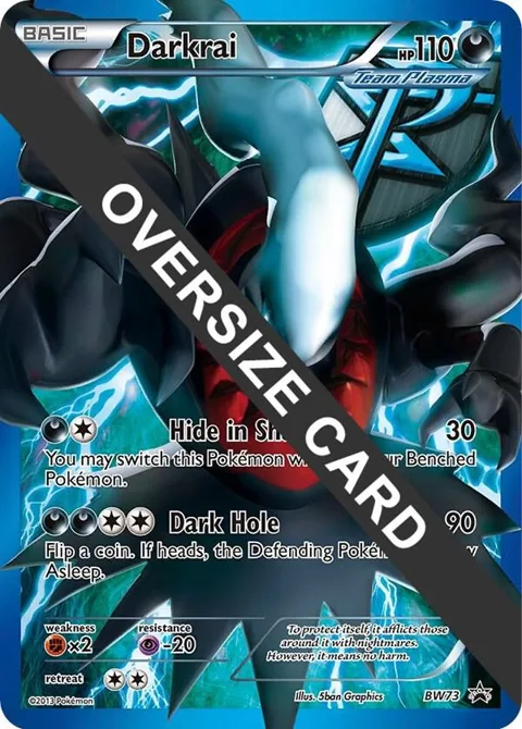 Darkrai - BW73 BW Black Star Promos #BW73 Holofoil Pokémon card from Jumbo Cards