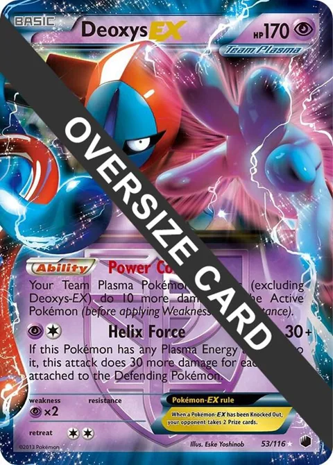 Deoxys EX - 53/116 Plasma Freeze #053/116 Holofoil Pokémon card from Jumbo Cards