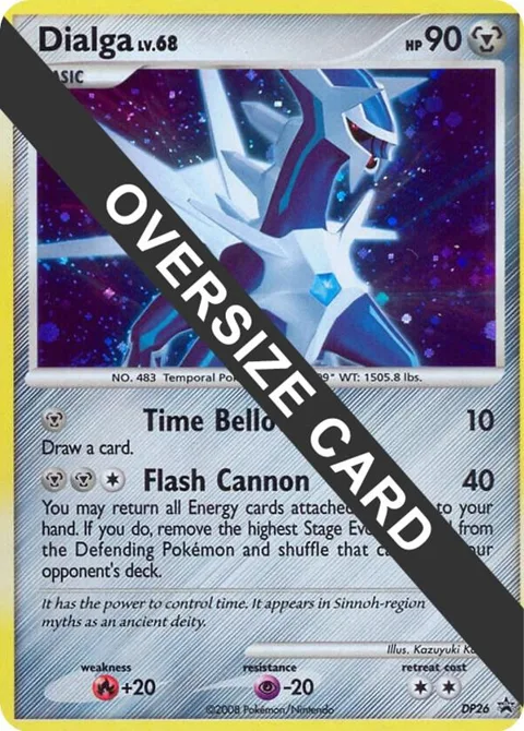 Dialga - DP26 DP Black Star Promo #DP26 Holofoil Pokémon card from Jumbo Cards