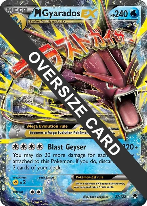 M Gyarados EX - 27/122 #027/122 Holofoil Pokémon card from Jumbo Cards