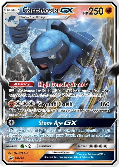 Carracosta GX #SM239 Holofoil Pokémon card from SM Promos