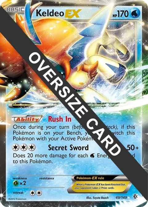 Keldeo EX - 49/99 #049/099 Holofoil Pokémon card from Jumbo Cards