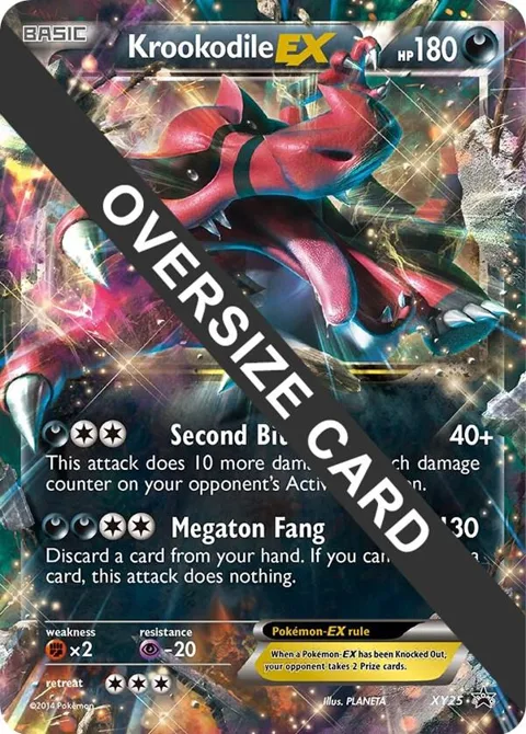 Krookodile EX #XY25 Holofoil Pokémon card from Jumbo Cards