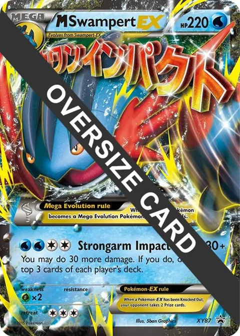 M Swampert EX #XY87 Holofoil Pokémon card from Jumbo Cards