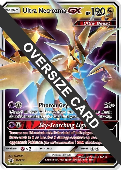 Ultra Necrozma GX #SM126 Holofoil Pokémon card from Jumbo Cards