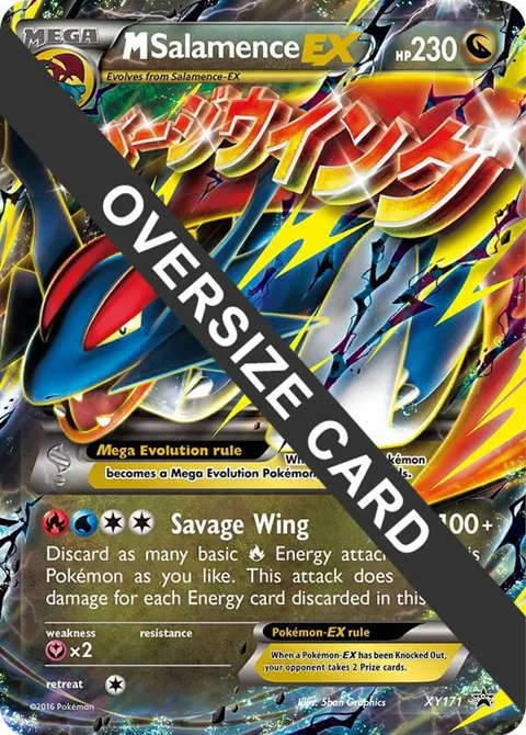 M Salamence EX #XY171 Holofoil Pokémon card from Jumbo Cards