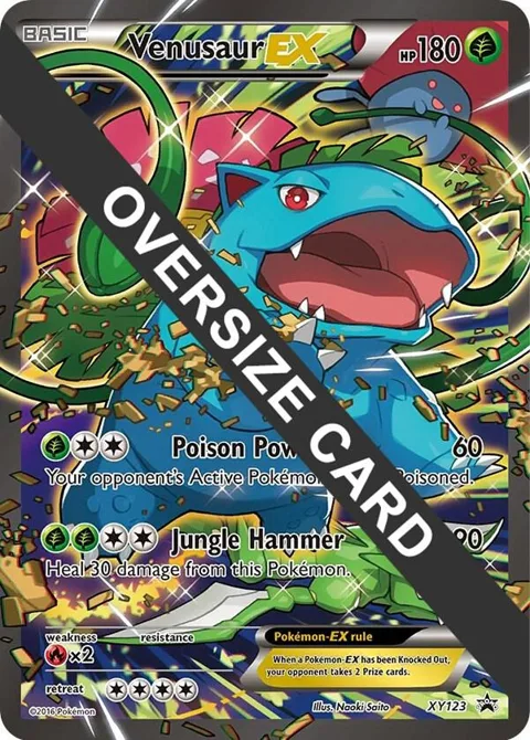 Venusaur EX #XY123 Holofoil Pokémon card from Jumbo Cards