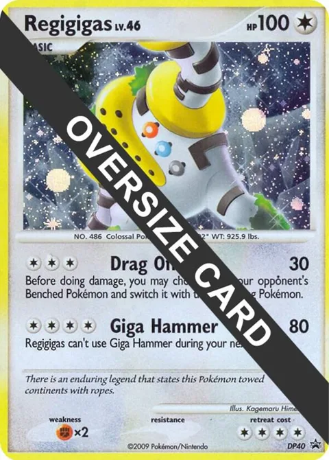 Regigigas #DP40 Holofoil Pokémon card from Jumbo Cards