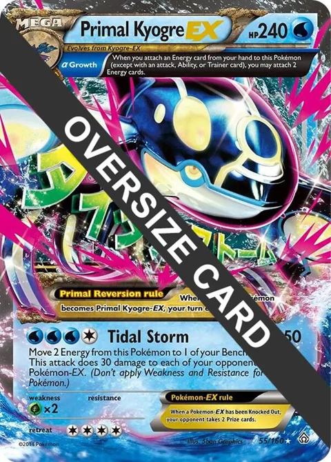 Primal Kyogre EX - 55/160 #055/160 Holofoil Pokémon card from Jumbo Cards