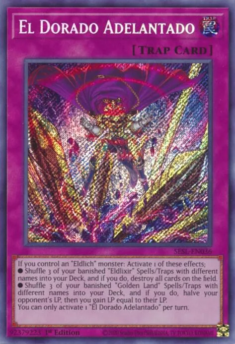 El Dorado Adelantado SESL-EN036 Yu-Gi-Oh card from Secret Slayers