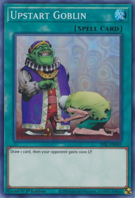Upstart Goblin SESL-EN043 Yu-Gi-Oh card from Secret Slayers