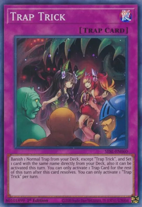 Trap Trick SESL-EN060 Yu-Gi-Oh card from Secret Slayers