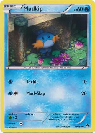 Mudkip - 33/160 Sheen Holo #033/160 Holofoil Pokémon card from Miscellaneous Cards & Products