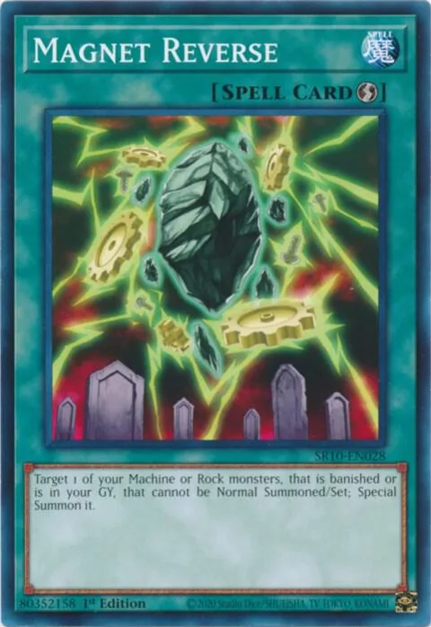 Magnet Reverse SR10-EN028 Yu-Gi-Oh card from Structure Deck: Mechanized Madness