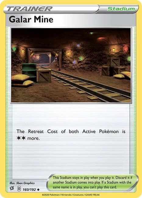 Galar Mine #160/192 Pokémon card from Rebel Clash