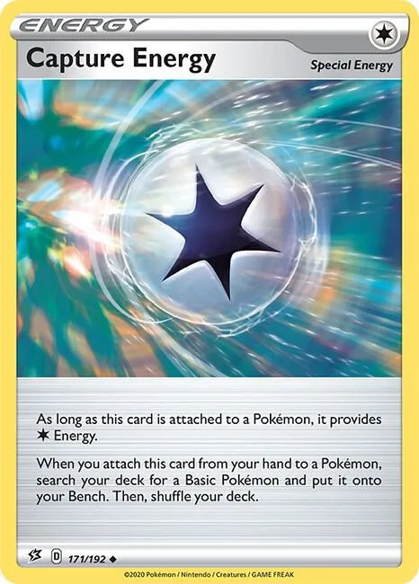 Capture Energy #171/192 Pokémon card from Rebel Clash