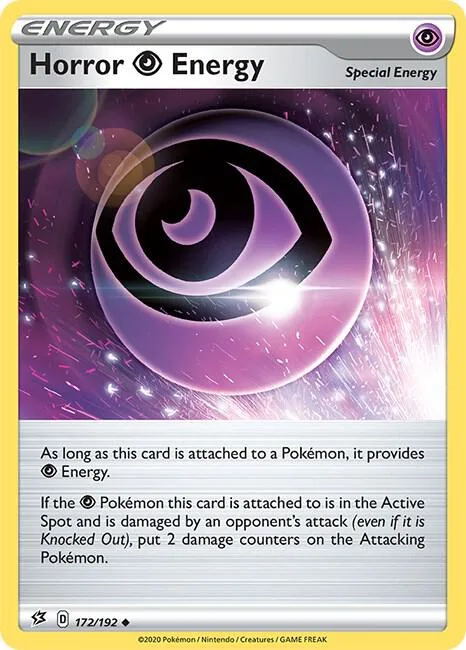 Horror P Energy #172/192 Reverse Holofoil Pokémon card from Rebel Clash