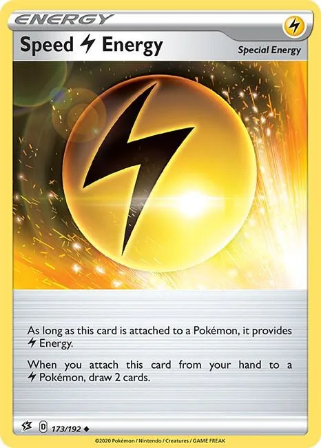 Speed L Energy #173/192 Reverse Holofoil Pokémon card from Rebel Clash