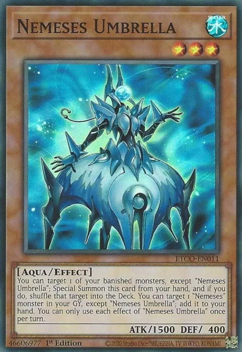 Nemeses Umbrella ETCO-EN011 Yu-Gi-Oh card from Eternity Code